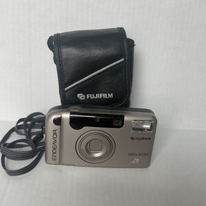 FUJIFILM Endeavor 250ix ZOOM 25-55mm Film Camera with case Not tested